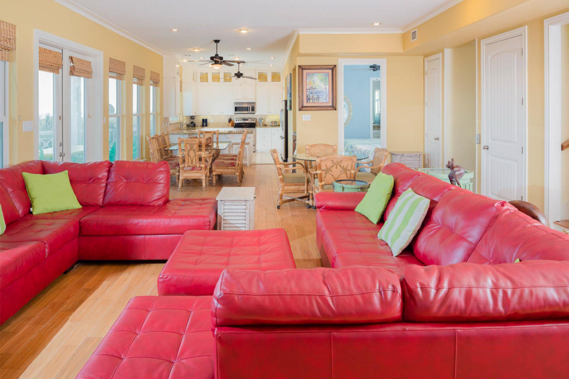 Living, Dining, Kitchen